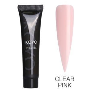 פוליג'ל ורוד שקוף Clear Pink 15ml | קויו KOYO