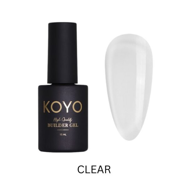 ג'ל בנייה שקוף Clear בבקבוק | קויו KOYO