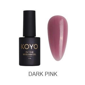 ג'ל בנייה ורוד כהה Dark Pink בבקבוק | קויו KOYO