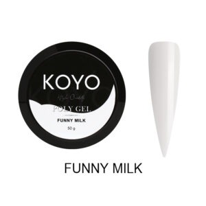 פוליג'ל לבן חלבי Funny Milk 50ml | קויו KOYO