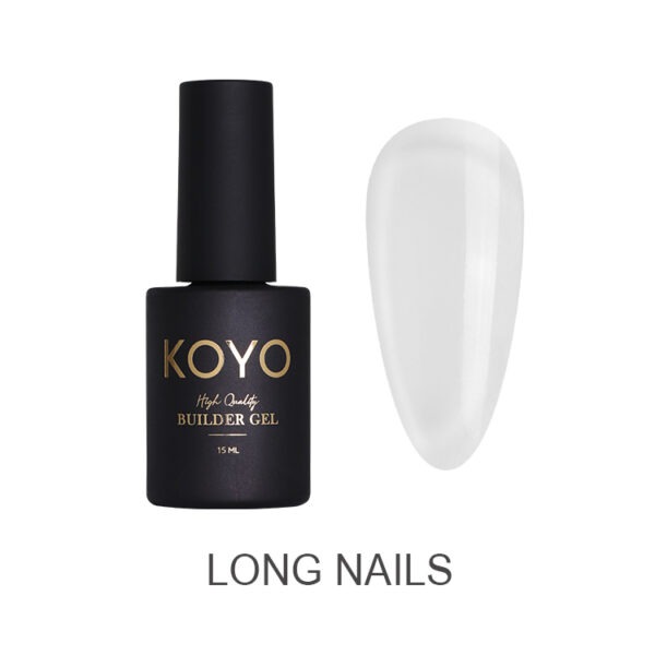 ג'ל בנייה לציפורניים ארוכות Long Nails בבקבוק | קויו KOYO