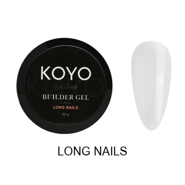 ג'ל בנייה לציפורניים ארוכות Long Nails בצנצנת | קויו KOYO