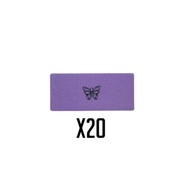 חבילה 20 יח' גייטור סגול קטן 100/180 | פרפר
