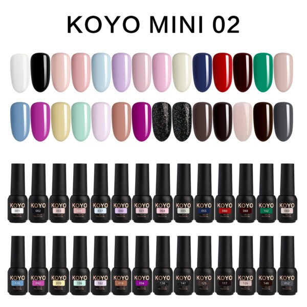 מזוודה לק ג'ל מיני 28 גוונים Mini2 | קויו KOYO