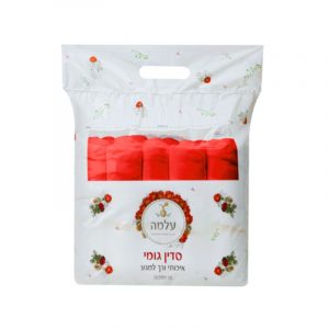 סדין גומי למיטה 10 יח' | עלמה - אדום