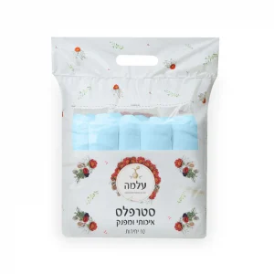 סטרפלס חד פעמי 10 יח' | עלמה - תכלת