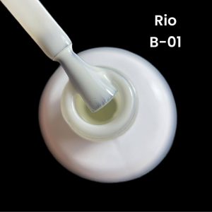 בייס בצבע 01 שמנת לבן חלבי חצי שקוף | ריו Rio