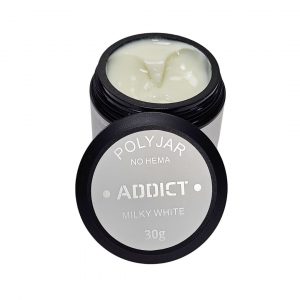 פוליג'ל היפואלרגני MILKY WHITE 30 גרם | אדיקט Addict